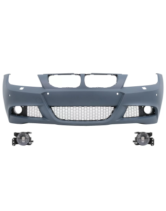 Paraurti anteriore compatibile con BMW 3 Serie E90 Berlina E91 Touring LCI (2008-2011) design M-Tech