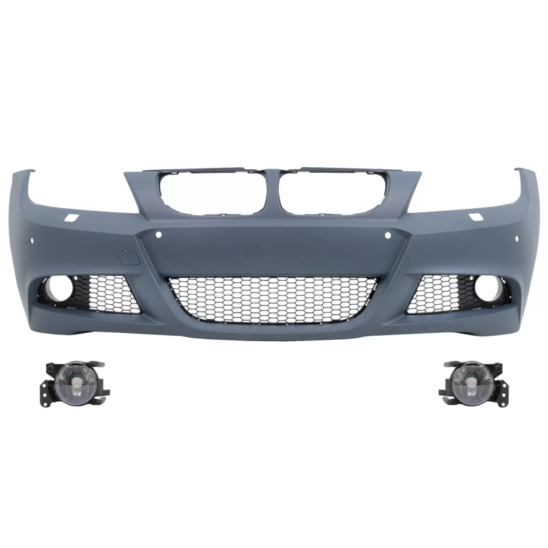 Paraurti anteriore compatibile con BMW 3 Serie E90 Berlina E91 Touring LCI (2008-2011) design M-Tech