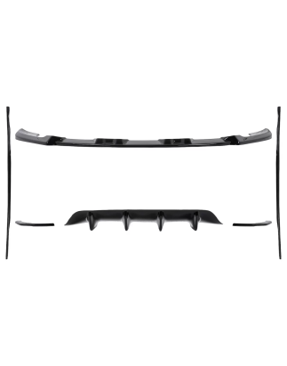 Aero Kit carrozzeria compatibile con Mercedes GLB X247 (2019-2023) nero (Cod. K-CBMBX247AERO)