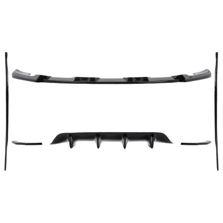Aero Kit carrozzeria compatibile con Mercedes GLB X247 (2019-2023) nero (Cod. K-CBMBX247AERO)