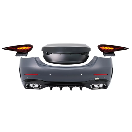 Rear in poigrade Kit carrozzeria compatibile con Mercedes C-Classe W205 (2014-2022) Conversion to C-