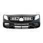 Paraurti anteriore compatibile con Mercedes S-Classe C217 (2015-2021) S63 design All nero (Cod. K-FB