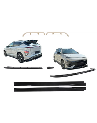 Aero Kit carrozzeria compatibile con Hyundai Kona N-Line Mk2 (2023-) (Cod. K-COCBHYKMK2AERO)