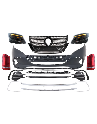Kit carrozzeria completo compatibile con Mercedes Vito (2020-2024) (Cod. K-CBMBW447FLR)