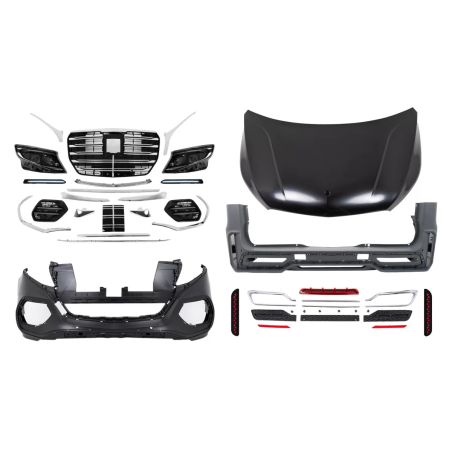 Kit carrozzeria completo compatibile con Mercedes Vito (2016-2023) Conversion to 2024 V design (Cod.