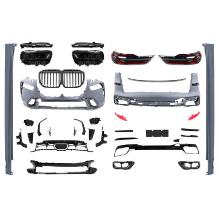 Kit carrozzeria compatibile con BMW X7 G07 (2018-2022) Conversion to G07 LCI 2023 M design (Cod. K-C
