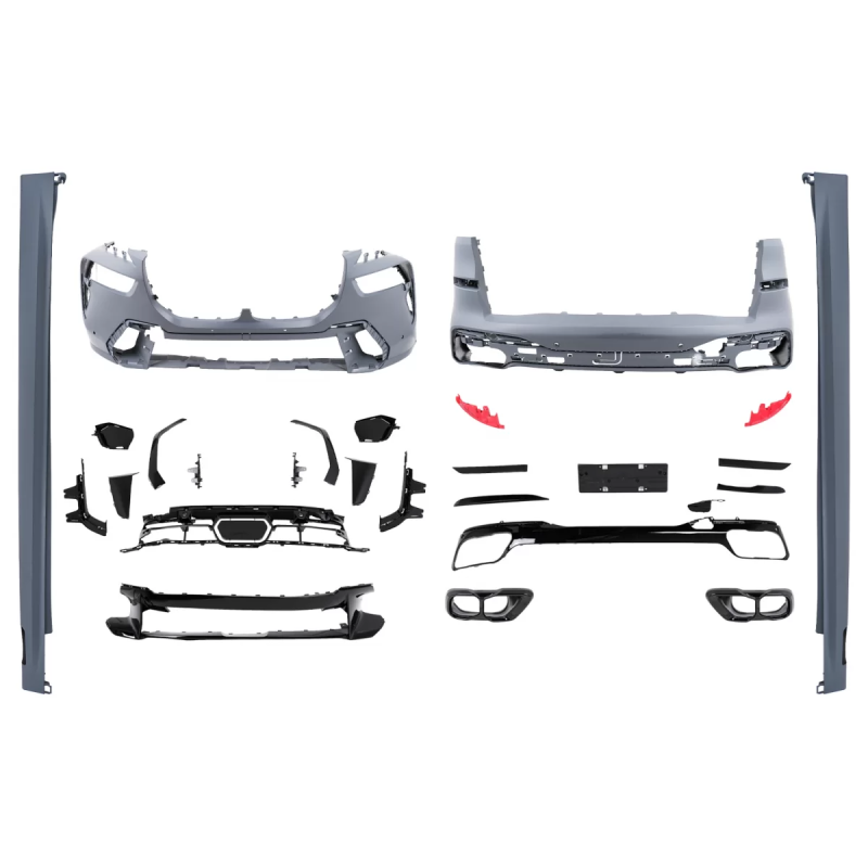 Kit carrozzeria completo compatibile con BMW X7 G07 LCI (2023-) M design (Cod. K-CBBMG07X7LCI)