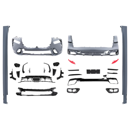 Kit carrozzeria completo compatibile con BMW X7 G07 LCI (2023-) M design (Cod. K-CBBMG07X7LCI)