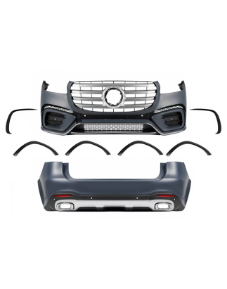 Kit carrozzeria compatibile con Mercedes GLS SUV X167 (2019-2023) Sport Line design (Cod. K-CBMBGLSA