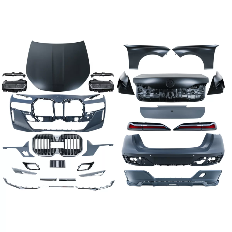 Kit carrozzeria completo compatibile con BMW 7 Serie G12 (2015-02.2019) Conversion to G70 design (Co