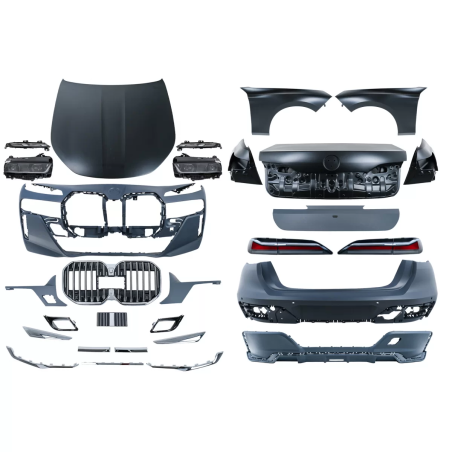 Kit carrozzeria completo compatibile con BMW 7 Serie G12 (2015-02.2019) Conversion to G70 design (Co