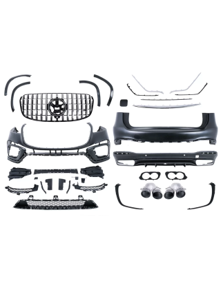 Kit carrozzeria completo compatibile con Mercedes GLS SUV X167 (2019-2023) GLS53 design (Cod. K-CBMB
