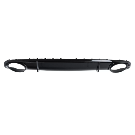 Paraurti posteriore Spoiler Diffusore & Terminali di scarico compatibile con Audi A4 B8 B8.5 Berlina
