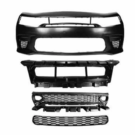 Paraurti anteriore Assembly compatibile con Dodge Charger LD (2021-) S design (Cod. K-FBDOGCHSR)