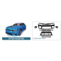 Paraurti anteriore Assembly compatibile con Dodge Charger LD (2021-) S design (Cod. K-FBDOGCHSR)