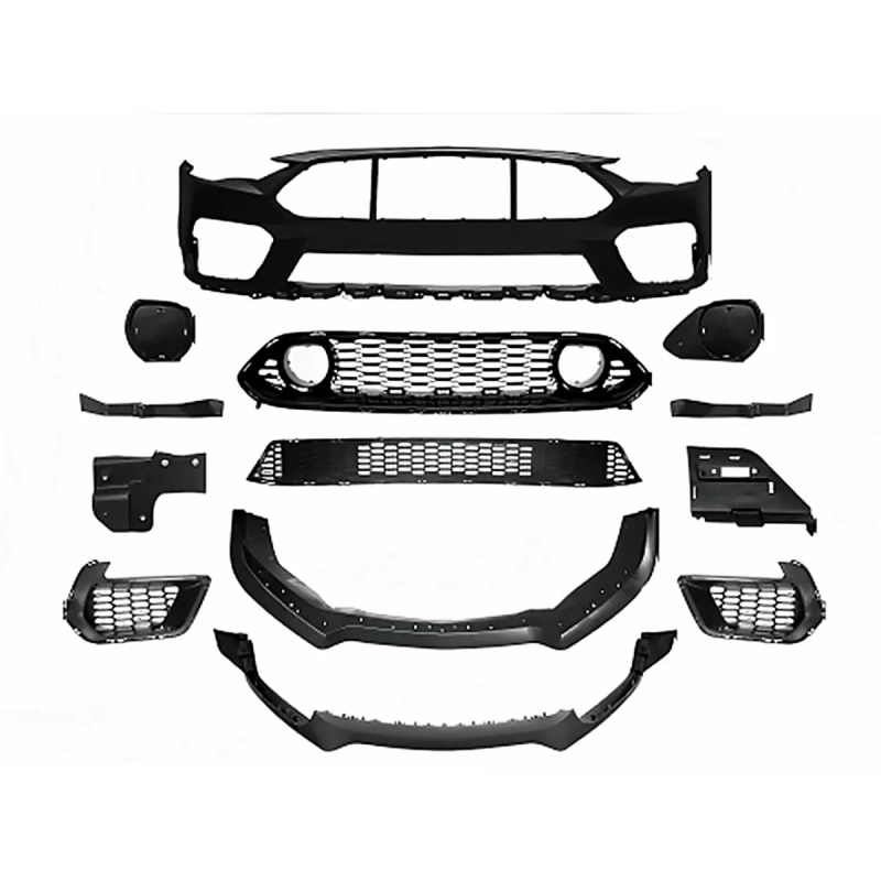Paraurti anteriore compatibile con Ford Mustang Mk6 VI Sixth Generation Facelift (2018-2022) (Cod. K
