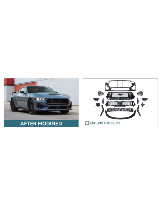 Paraurti anteriore compatibile con Ford Mustang Mk7 VII Seventh Generation (2023 in poi) GT500 desig