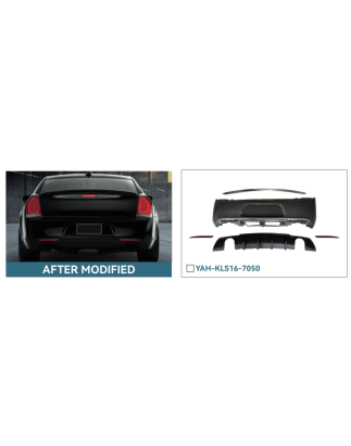Paraurti posteriore compatibile con Chrysler 300C 300S (2015-2023) (Cod. K-RBDOGCHA3FH)
