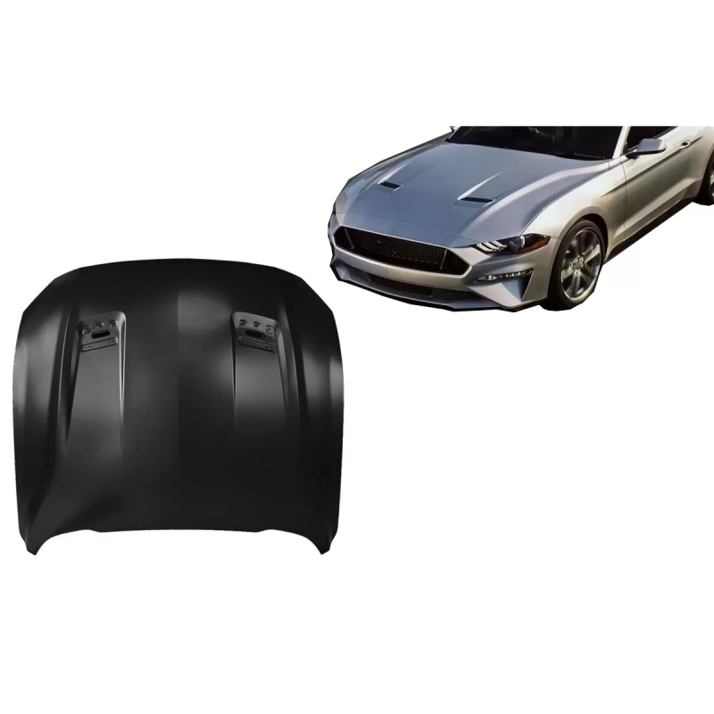 Cofano Cofano compatibile con Ford Mustang Mk6 VI Sixth Generation (2018-2022) GT design (Cod. K-HDF