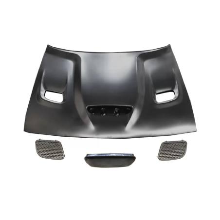 Cofano Cofano con Air Vents compatibile con Dodge Challenger (2015-2023) (Cod. K-HDDOGCHA3FHSRT)