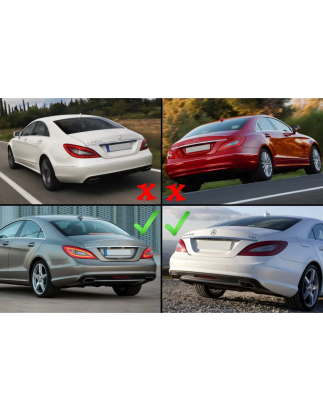 Paraurti posteriore Diffusore compatibile con Mercedes CLS Berlina W218 (2011-2017) Only for AMG Spo