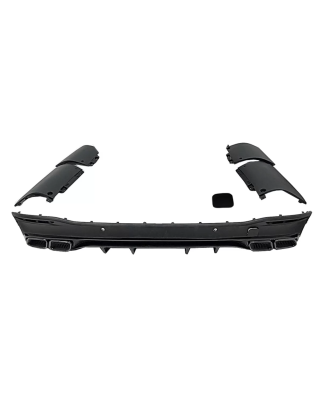 Diffusore posteriore con Terminali di scarico compatibile con Mercedes GLE W167 SUV V167 Sport Line 