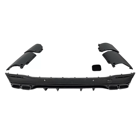 Diffusore posteriore con Terminali di scarico compatibile con Mercedes GLE W167 SUV V167 Sport Line 