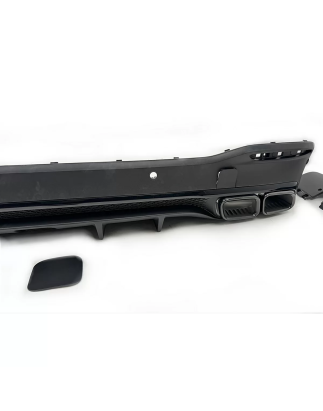 Diffusore posteriore con Terminali di scarico compatibile con Mercedes GLE W167 SUV V167 Sport Line 