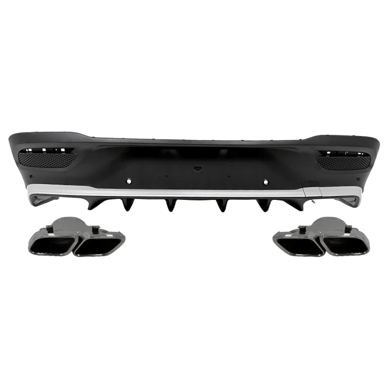 Diffusore posteriore con Terminali di scarico compatibile con Mercedes GLE C167 Sport Line (2019-202