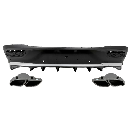 Diffusore posteriore con Terminali di scarico compatibile con Mercedes GLE C167 Sport Line (2019-202