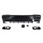 Diffusore posteriore con Terminali di scarico compatibile con Mercedes GLE C167 Sport Line (2019-202