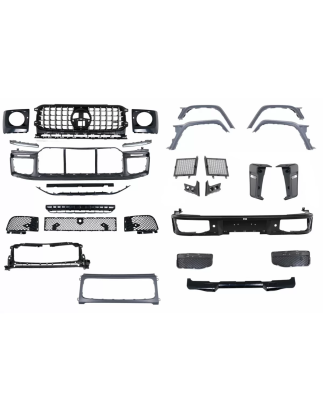 Conversion Kit carrozzeria compatibile con Mercedes G-Classe W465 (2024-in poi) G63 B-look cromato G