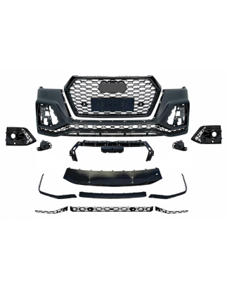 Paraurti anteriore compatibile con Audi Q5 SUV FY (2017-2020) RS design (Cod. K-FBAUQ5FYSLAP)