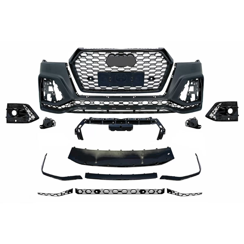 Paraurti anteriore compatibile con Audi Q5 SUV FY (2017-2020) RS design (Cod. K-FBAUQ5FYSLAP)