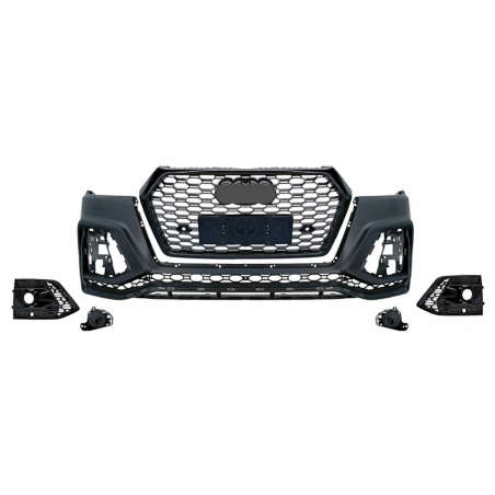 Paraurti anteriore compatibile con Audi Q5 SUV FY (2017-2020) RS design (Cod. K-FBAUQ5FYSLAP)