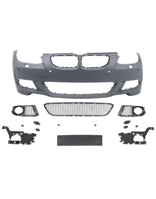 Paraurti anteriore compatibile con BMW 3 Serie E92 E93 (2006-2009) pre-restyling Cabrio look M-Techn