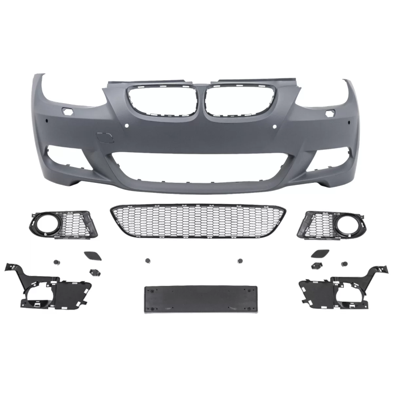 Paraurti anteriore compatibile con BMW 3 Serie E92 E93 (2006-2009) pre-restyling Cabrio look M-Techn
