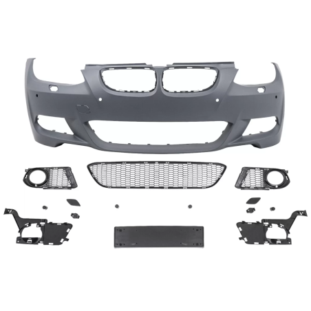 Paraurti anteriore compatibile con BMW 3 Serie E92 E93 (2006-2009) pre-restyling Cabrio look M-Techn
