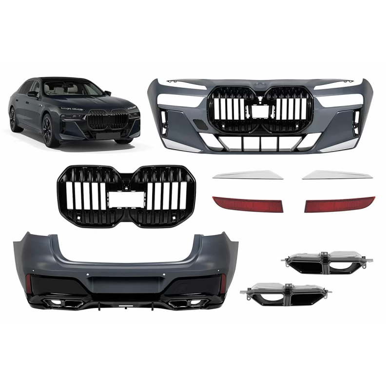 Kit carrozzeria completo compatibile con BMW 7 Serie G70 (2022-in poi) M design (Cod. K-CBBMG70M760A
