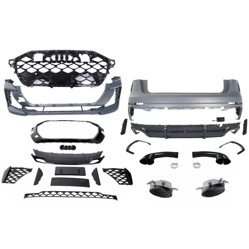 Kit carrozzeria compatibile con Audi Q8 SUV Facelift (2024-) RS design (Cod. K-CBAUQ8FLRS)