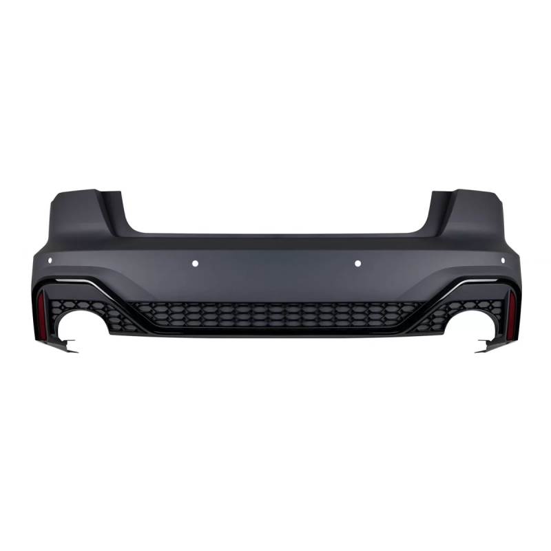 Paraurti posteriore compatibile con Audi A6 C8 4K Berlina (2018-in poi) RS design (Cod. K-RBAUA64KRS