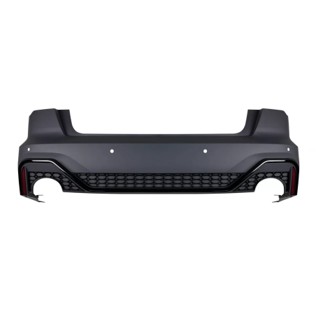 Paraurti posteriore compatibile con Audi A6 C8 4K Berlina (2018-in poi) RS design (Cod. K-RBAUA64KRS