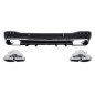Diffusore posteriore con Terminali di scarico compatibile con Mercedes GLE W167 SUV V167 Sport Line 