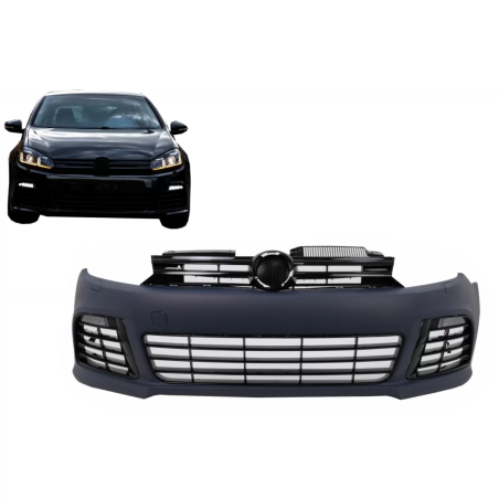 Paraurti anteriore compatibile con VW Golf 6 VI (2008-2013) R20 look (Cod. K-FBVWG6R20CN)