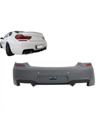 Paraurti posteriore compatibile con BMW 6 Serie M6 F06 Gran F12 Cabrio F13 & M6 (2011-2017) (Cod. K-