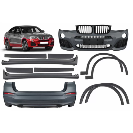 Complete Conversion Kit carrozzeria compatibile con BMW X4 F26 (2014-03.2018) M-Tehnik design (Cod. 