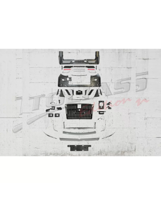 Kit carrozzeria completo compatibile con Mercedes Classe V W447 Vito W448 (2014-) Waterfall Grille (