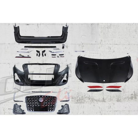 Kit carrozzeria completo compatibile con Mercedes Classe V W447 Vito W448 (2014-) Dragon Grille (Cod