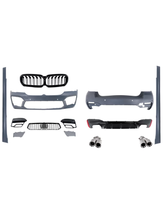 Kit carrozzeria completo compatibile con BMW 5 Serie G30 (2017-2019) Conversion to G30 M5 LCI design