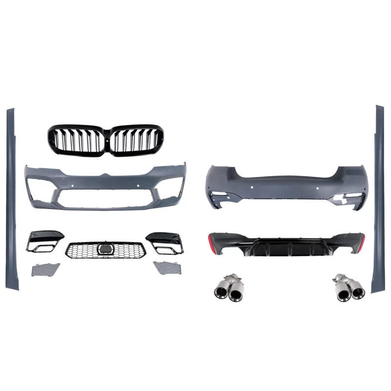 Kit carrozzeria completo compatibile con BMW 5 Serie G30 (2017-2019) Conversion to G30 M5 LCI design